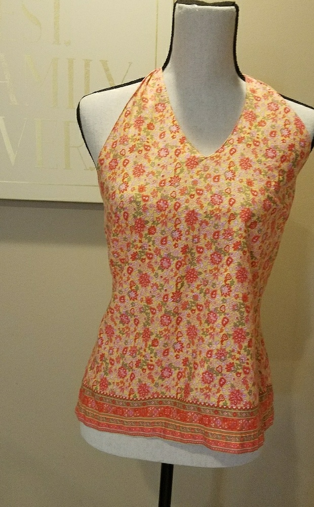 Vintage Look Halter Top